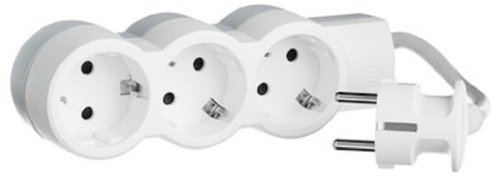 Удлинитель с заземлением Legrand Стандарт 3х3,0м 16А 3500Вт бело-серый картинка 